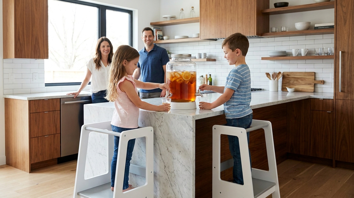 découvrez l'astuce ikea à 12,99 € qui remplace les packs d'eau encombrants en servant des boissons fraîches directement au robinet. pratique, économique et écologique !