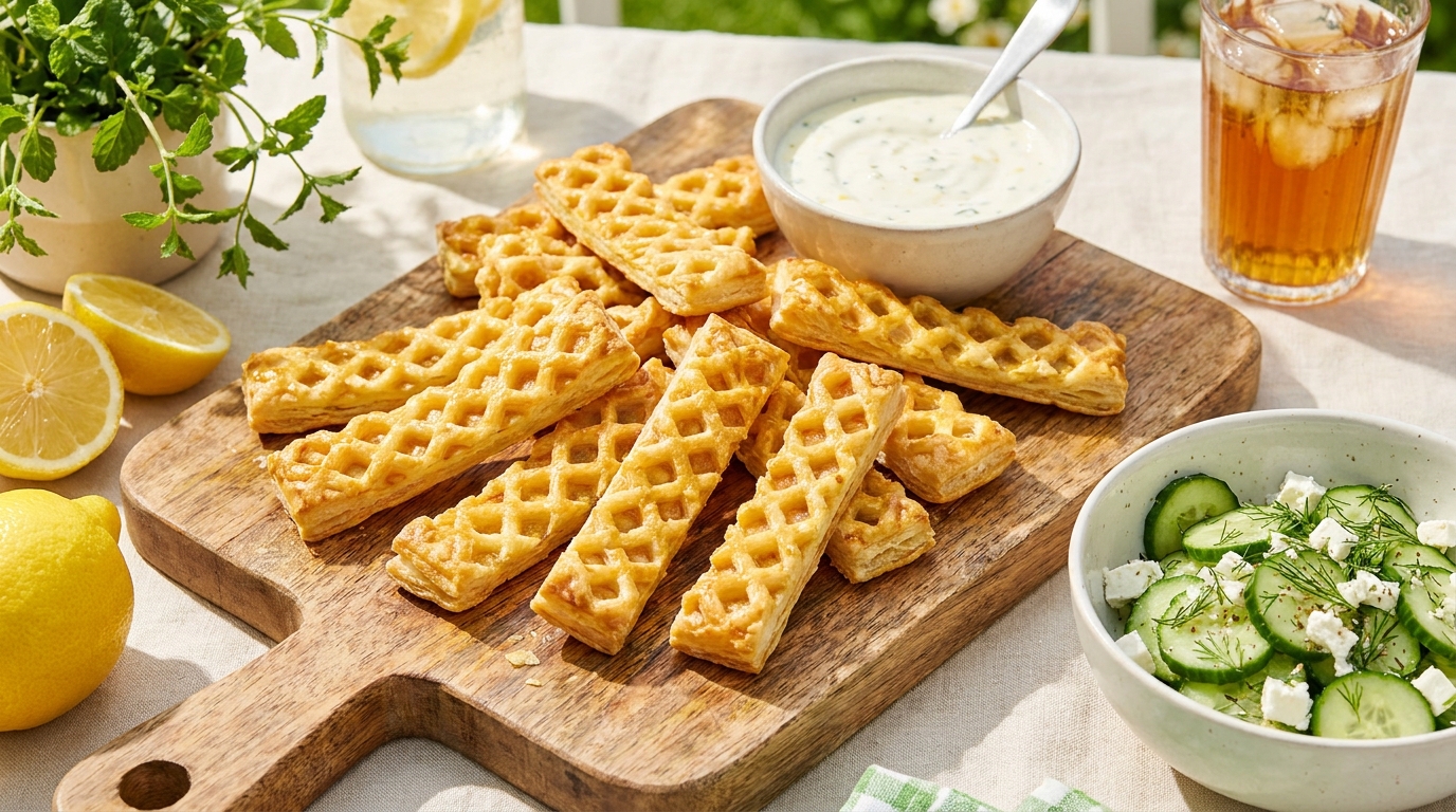 découvrez nos gaufres feuilletées au saumon, un plat savoureux prêt en moins de 3 minutes, idéal pour un repas rapide et gourmand sans passer des heures en cuisine.