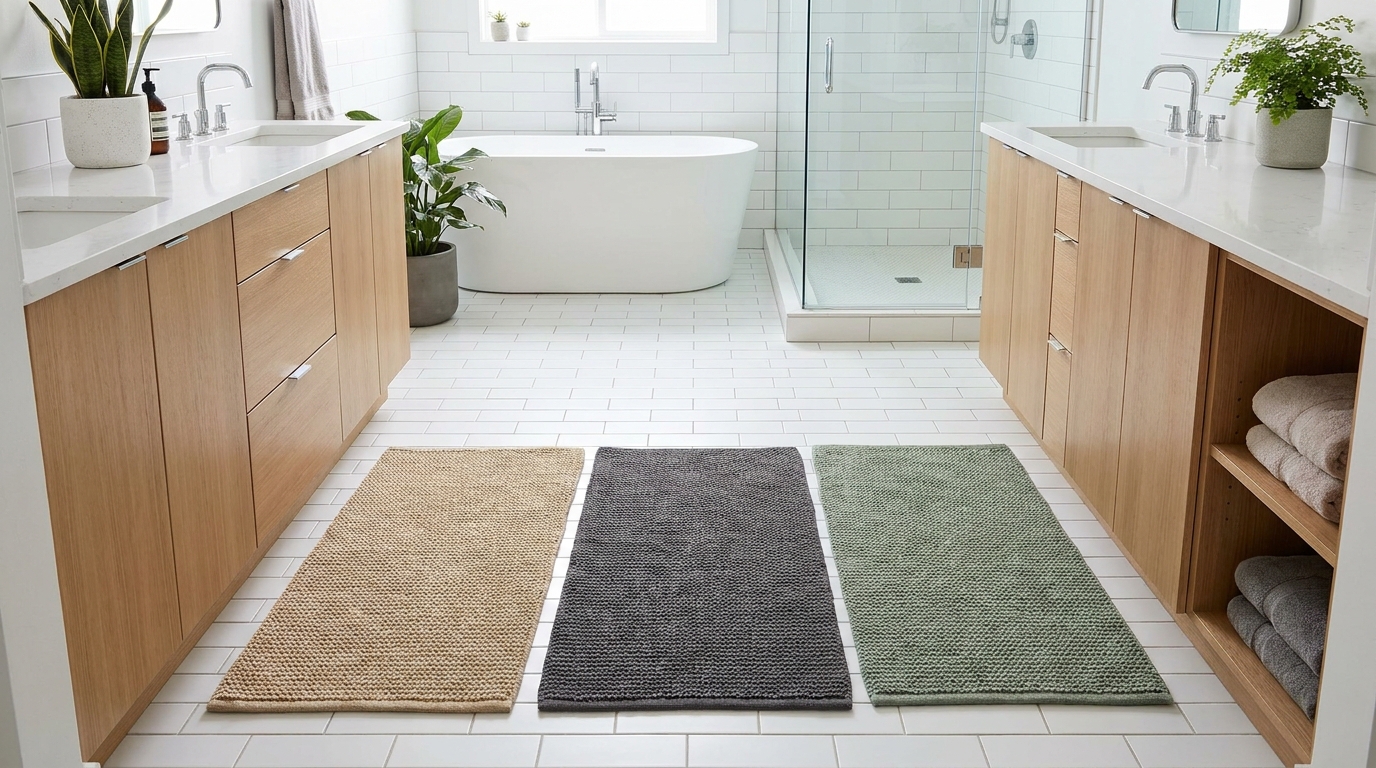 découvrez comment j'ai éliminé l'humidité et les moisissures dans ma salle de bain en échangeant mon tapis classique contre une merveille ultra-absorbante à seulement 4 € chez action. astuce simple et efficace pour un intérieur sain et sec.