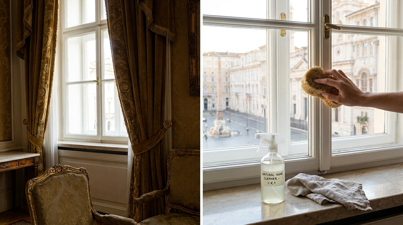 découvrez pourquoi les grands palaces nettoient leurs vitres à moins d'1 € sans laisser de traces et comment économiser sur les sprays pour vitres grâce à leurs secrets.