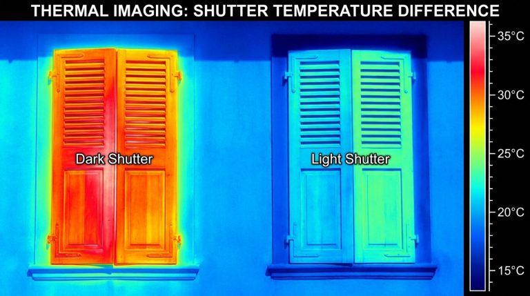 découvrez comment la couleur de vos volets influence la température et la fraîcheur de votre chambre pendant les nuits d'été pour un confort optimal.