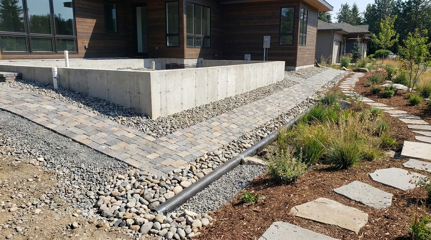 découvrez comment les graviers clairs de votre façade peuvent devenir un véritable piège lors des premières grosses averses et apprenez à protéger votre maison efficacement.