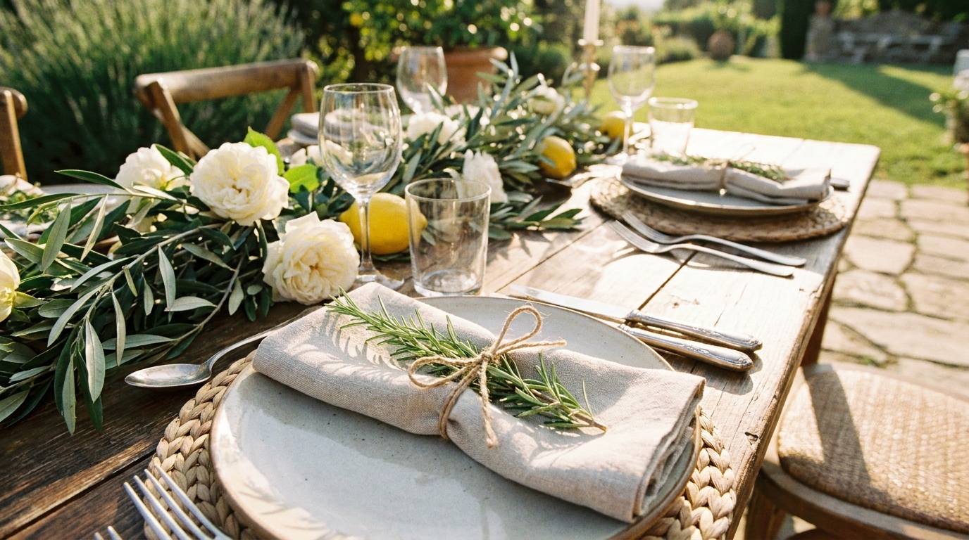 découvrez comment un petit détail à seulement 2 € peut transformer l'élégance de vos tables estivales et charmer tous vos invités lors de vos repas en plein air.
