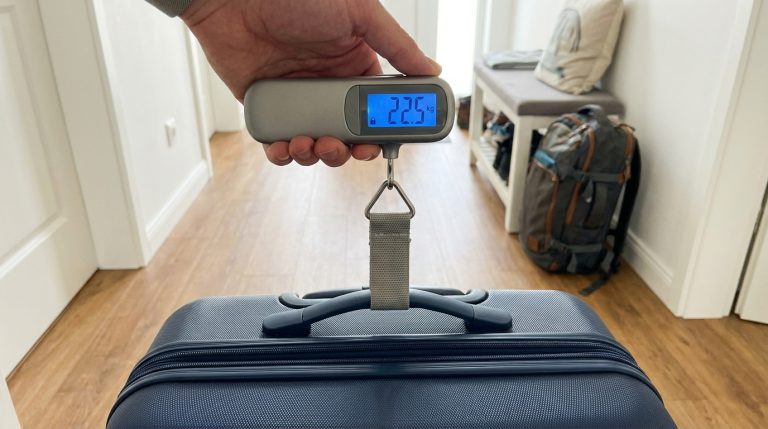 découvrez ce gadget action à seulement 2,88 € qui mesure le poids de votre valise en quelques secondes avec une précision impressionnante. fini le stress des bagages, préparez vos voyages en toute sérénité !
