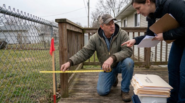 découvrez comment la loi protège vos droits face à une terrasse en bois surélevée chez votre voisin, après une mesure précise.