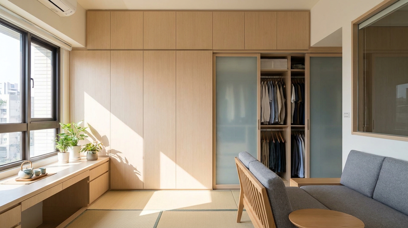 découvrez ce rangement japonais invisible qui révolutionne le dressing ouvert et séduit les architectes par son élégance et sa fonctionnalité discrète.